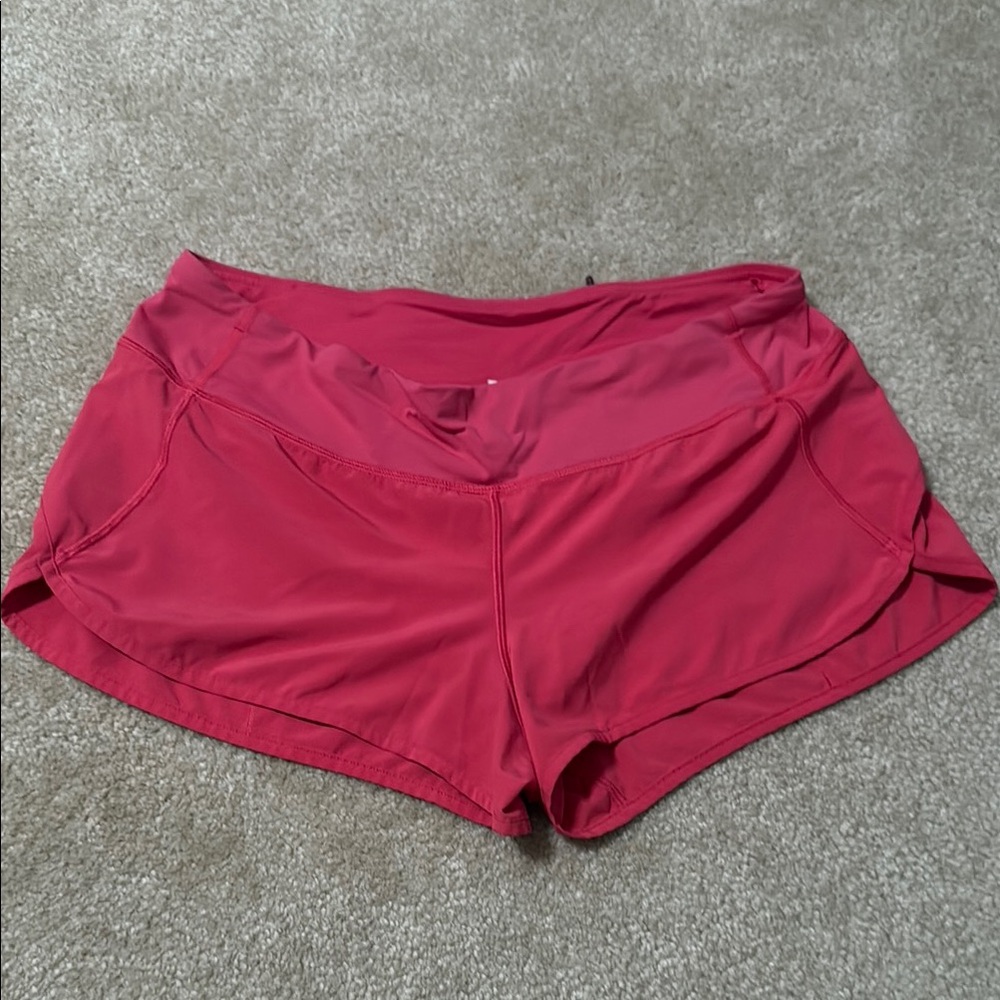 Lululemon Athletica Pink Speed Short 2.5”